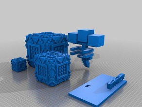 murchar blocos de comandos 3d impressão 3d print model - Mito3D