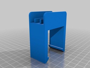 closetmaid shelf power strip mounting bracket diy 3d print model - Mito3D