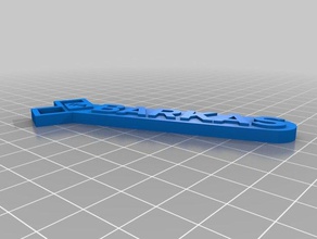 barkas keychain 3d printing 3d print model - Mito3D