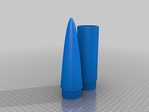 rocket nose cone 3d printing 3d print model - Mito3D