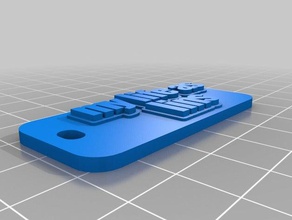 leticia i portachiavi personalizzato 3d print model - Mito3D