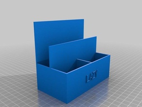 lazy remote holder containers customized 3d print model - Mito3D