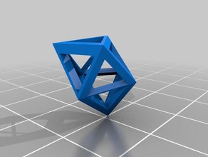 stumpf disphenoid math Kunst angepasst 3d print model - Mito3D