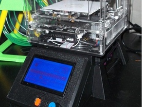 lcd fabrikator mini base de ventilador 120mm 3d a impressora partes 3d print model - Mito3D