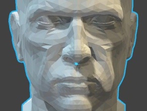 Diakon Büste fallout 4 Skulpturen 3d print model - Mito3D