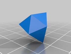triaugmented triangular prism math art customized 3d print model - Mito3D
