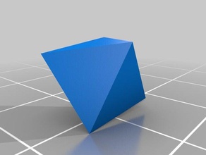 square pyramid math art customized 3d print model - Mito3D