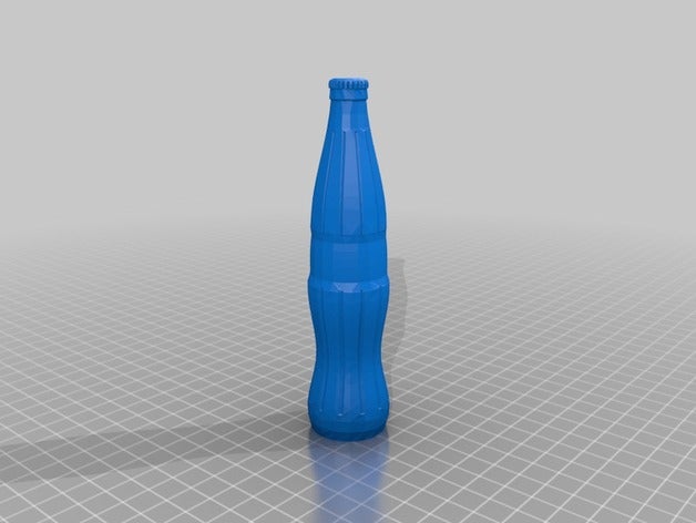 a coca-cola de garrafa alimentos bebida 3D print model - Mito3D