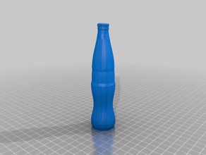 a coca-cola de garrafa alimentos bebida 3d print model - Mito3D