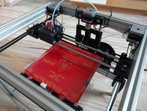 3d core xy dual extrusion printer printers 3d print model - Mito3D