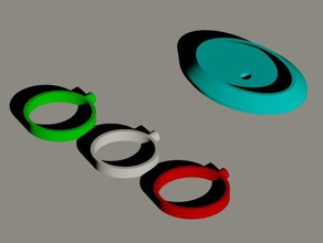 anello componibile rings 3d print model - Mito3D
