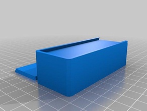 il mio personalizzato parametrico casella di coperchio scorrevole strumento i titolari scatole 3d print model - Mito3D