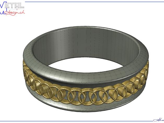 de l'alliance les anneaux bijoux cadeau mariage 3D print model - Mito3D