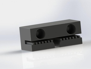 carriage belt clip aurora i3 3d printer parts clamp axis 3d print model - Mito3D