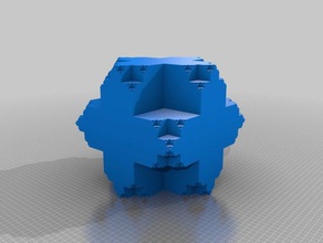 3d fractal series math 3d print model - Mito3D