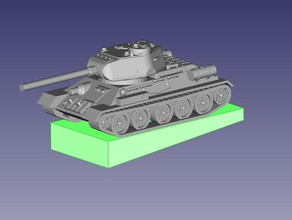 t-34 taban Old Town Hannover 3d baskı 3d print model - Mito3D