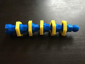 fecho bola soquete braço de impressão montagem optimizada mão ferramentas 3d print model - Mito3D