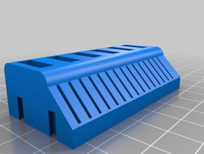 my customized 6 usb stick sd card holder organization 3d print model - Mito3D