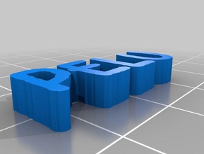 pelu Schlüsselanhänger angepasst 3d print model - Mito3D