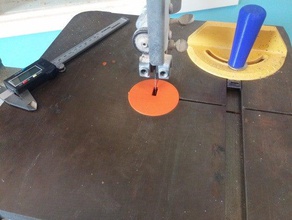 personalizado de la sierra banda insertar máquina herramientas cinta inserto mesa personalizador carpintería 3d print model - Mito3D