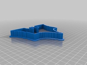 batman cookie-cutter Küche Essen angepasst 3d print model - Mito3D
