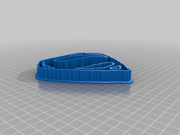 superman cookie cutter kitchen dining customized 3D print model - Mito3D