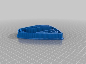 superman cookie cutter kitchen dining customized 3d print model - Mito3D