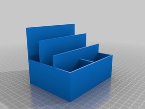 remoto titular de 2x3 los contenedores personalizado 3d print model - Mito3D
