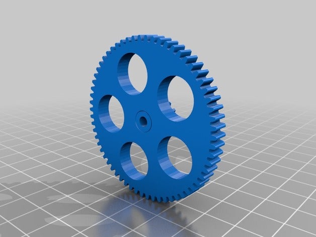 combinação de engrenagens robótica 3D print model - Mito3D