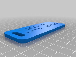 braille aysmoke organização personalizado 3d print model - Mito3D