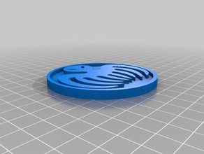 spettro coaster i segni loghi 3d print model - Mito3D