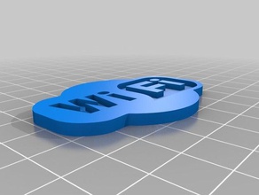 wifi signo schild signos logotipos 3d print model - Mito3D