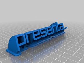 presenta office personalizzato 3d print model - Mito3D