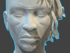 gloria busto fallout 4 esculturas 3d print model - Mito3D