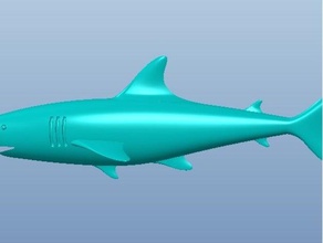 shark toy game accessories 3d print model - Mito3D