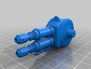 turret cannon dunecrawler toy game accessories skitarii warhammer 3d print model - Mito3D