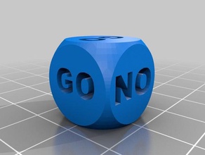 go dice 3d print model - Mito3D