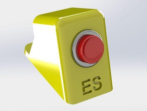 3dpburner2 pulsante di arresto pannello fai da te 3d print model - Mito3D