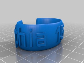 armbandje sophia 15-03-16 bracciali personalizzato 3d print model - Mito3D