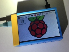 raspberry pi 35 tft lcd touch screen case computer 2 3d print model - Mito3D