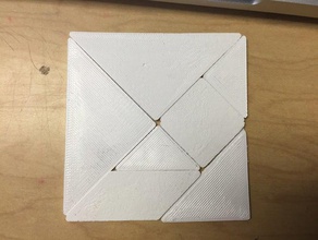 tangram bulmaca matematik sanat 3d print model - Mito3D