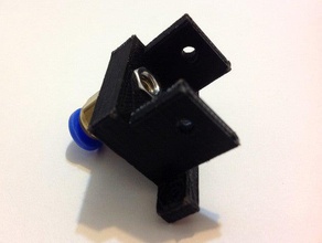 push-fit conector de montaje m10 m5 3d impresión 3d print model - Mito3D