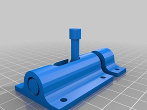 dead bolt pestillo parts 3d print model - Mito3D