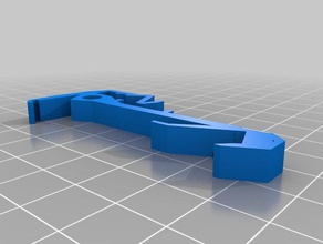 hunter douglas mini-cieco valance staffa di sostituzione parti 3d print model - Mito3D