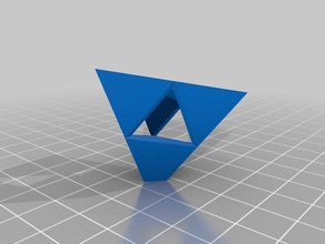 triforce inverted sculptures 3d print model - Mito3D