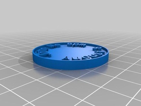 mi personalizados moneda chip las monedas insignias 3d print model - Mito3D