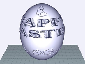 mixelate easter egg Kunst tools 3d print model - Mito3D