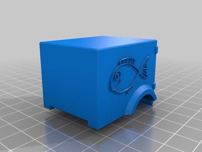 fisch LKW-Anhänger - Spielzeug Spiele 3d print model - Mito3D