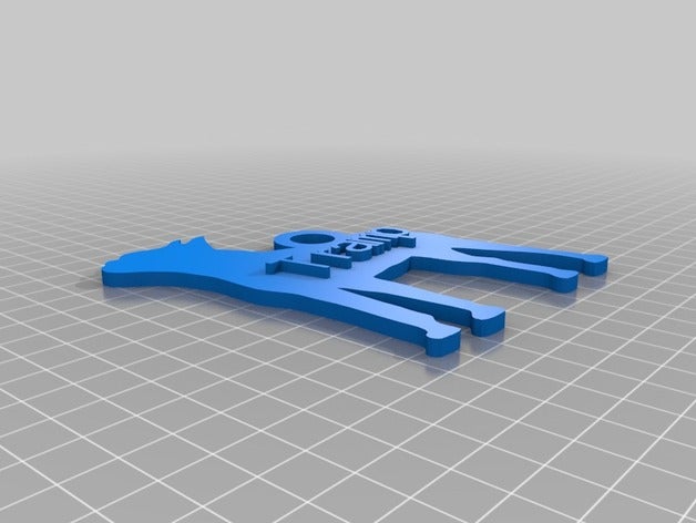 meine individuelle Schlüsselanhänger 3D print model - Mito3D