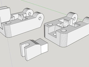 el extrusor de la polea reemplazable por orientador 3d impresora extrusoras gregs wade extrusora 3d print model - Mito3D